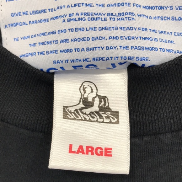 Jungles Jungles Please don't step on my Rainbow Tee L - Picture 7 of 10